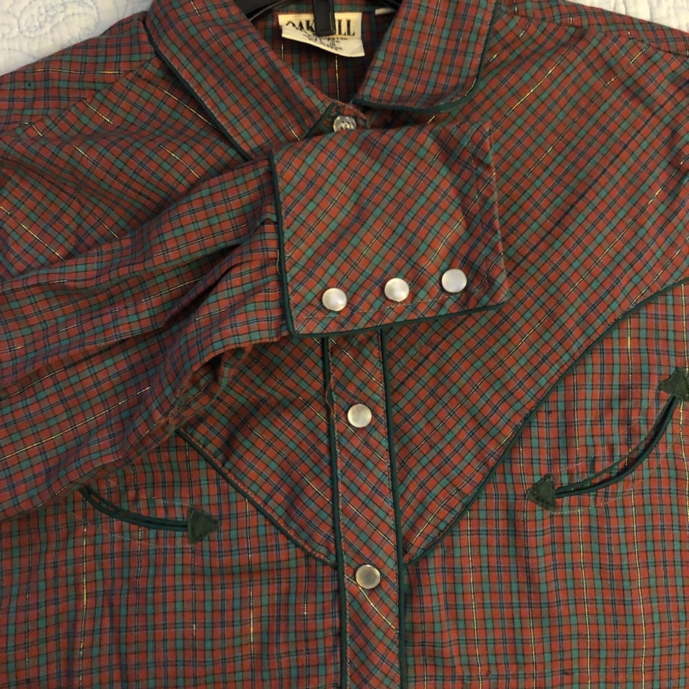 Western Pearl Snap long sleeve top